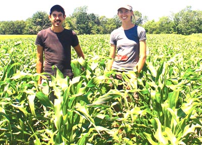 Adam Nordell and Johanna Davis of Songbird Farm