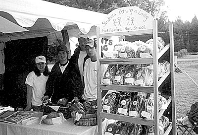 Bread display at Common Ground Country Fair