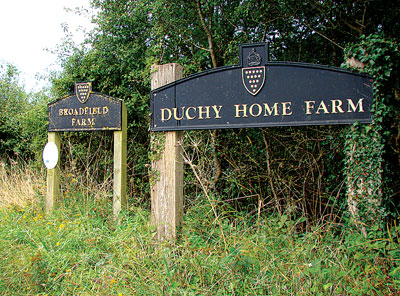 Entrance to Duchy Farm