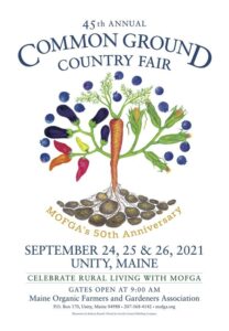 2021 Common Ground Country Fair Poster