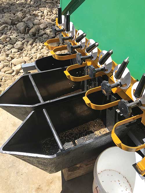 The Almaz Laminar Airflow Grain Cleaner. Maine Grain Alliance photo