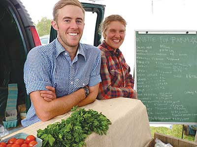 Everett Ottinger and Molly Crouse of Nettie Fox Farm