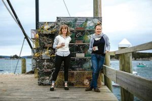 Melissa Raftery and Megan Wood co-own 44 North Coffee in Deer Isle. Photo courtesy of 44 North Coffee 