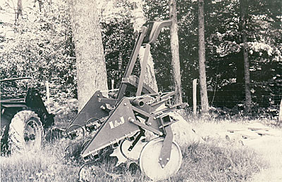 Amish-built cultivator