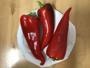 Carmen sweet peppers by Gayle Crowley