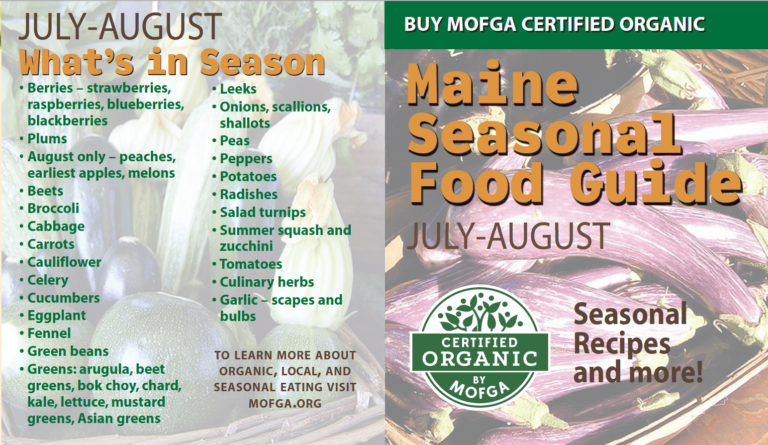 July-August Seasonal Food Guide