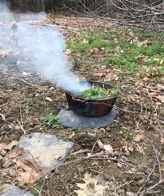 Smudge pot
