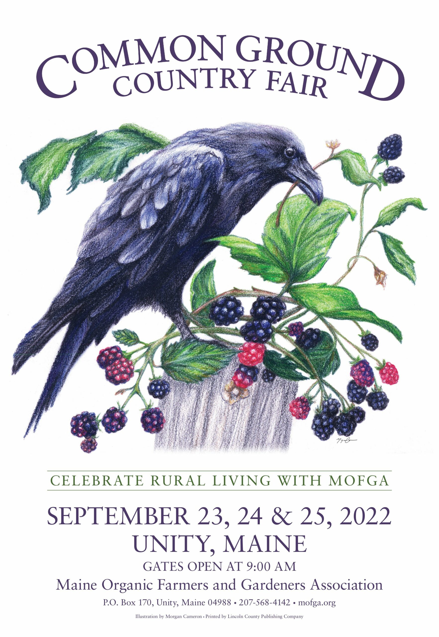 2022 Common Ground Country Fair Poster Released Maine Organic Farmers