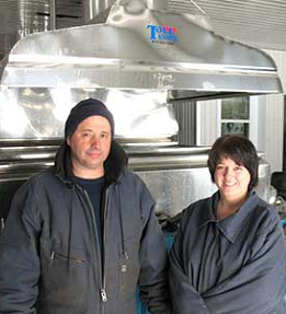 Harold Lachance and Stella Lebrecque of Brelac Inc. in Jackman