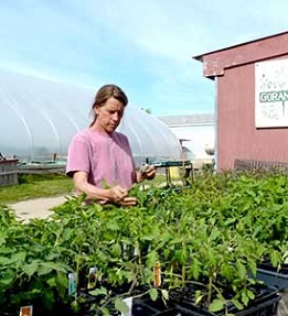 Rob Johanson and Jan Goranson of Goranson Farm in Dresden