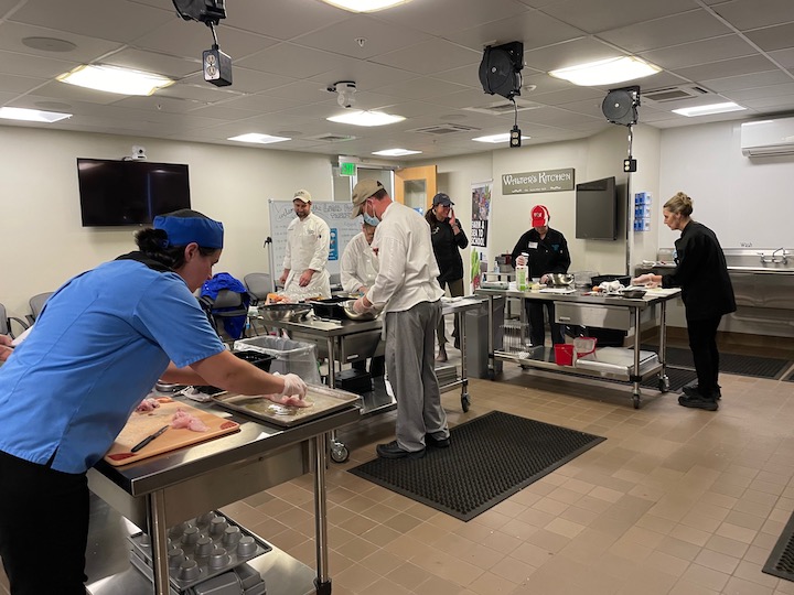 Department of Education kitchen classroom