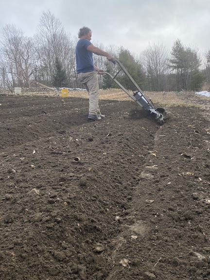 Small Axe Farm bed prep