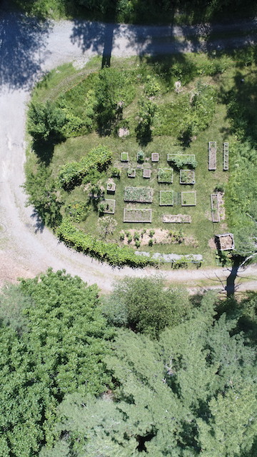 Aerial view of Bas Rouge Farm & Forge