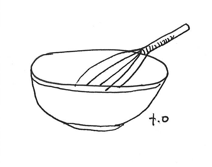 Harvest Kitchen whisk bowl