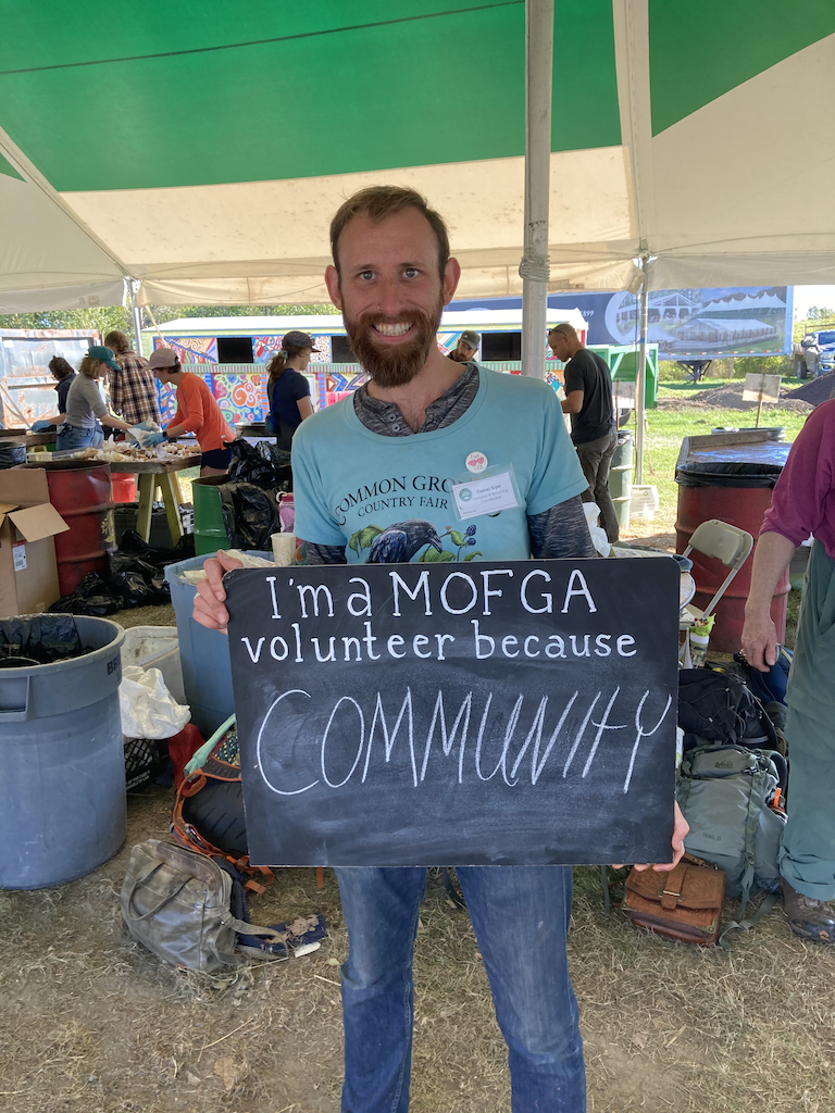 I am a MOFGA volunteer because COMMUNITY