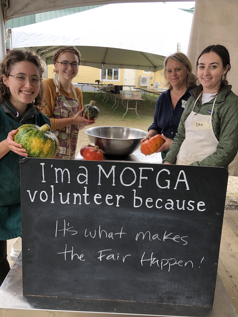 I am a MOFGA volunteer because it's what makes the Fair happen