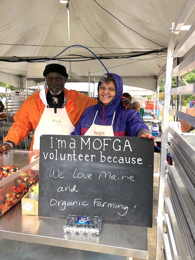 I am a MOFGA volunteer because we love Maine and organic farming