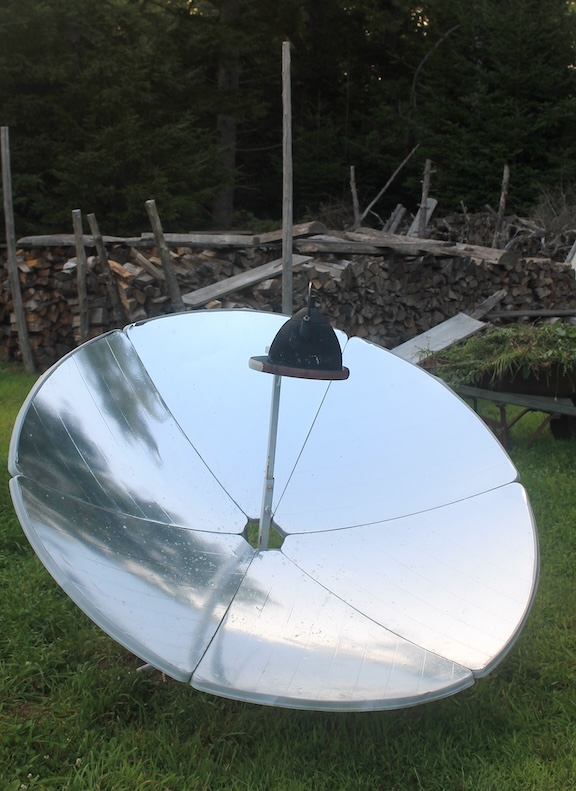Alice Slater solar cooker